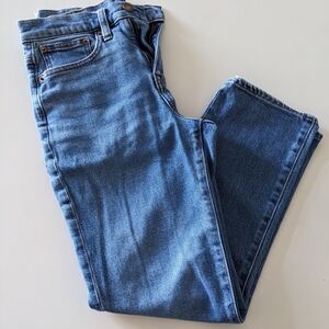 Size 26P J. Crew cropped straight capri jeans